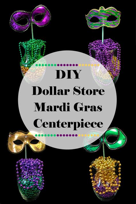 Once they have finished their performances, there is nothing they look forward to more than being rewarded with a bouquet of fresh flowers for a job well done. DIY Dollar Store Mardi Gras Centerpiece - Pure Costumes Blog
