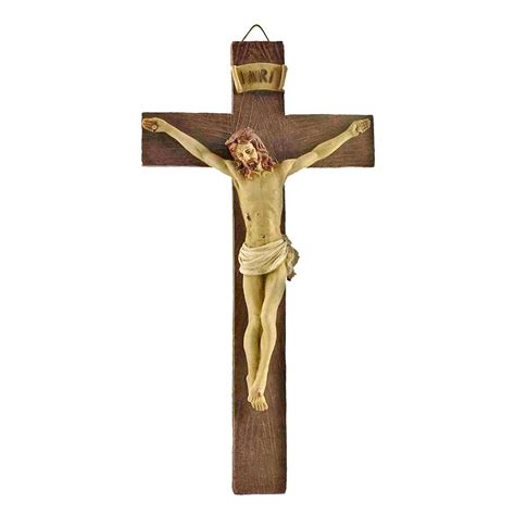 Jesus Christ Crucifix Statue Figurine Crafts Home Decoration Collection