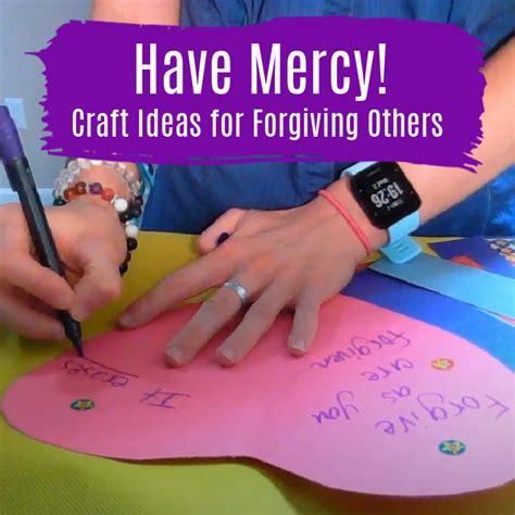 Bible Crafts About Forgiveness And Mercy Ministry To Children