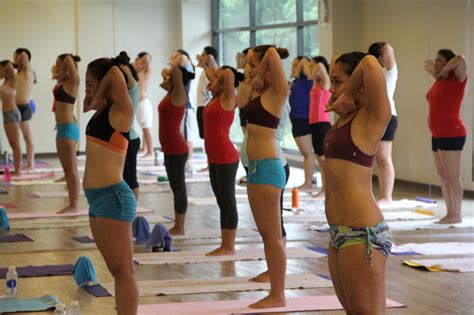 get hot with bikram yoga alabang s free classes gma news online