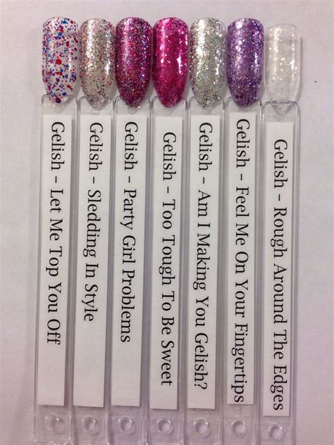 Gelish Swatches Only Gelish Nail Colours Gelish Nails Dipped Nails