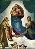 Madonna Sistina di Raffaello. Galleria di Dresda – O lio su tela 265×196