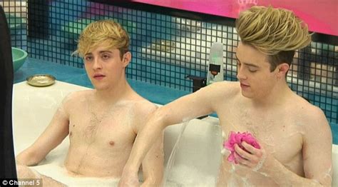 Cbb S Jedward Wash Each Other In Bath And Try On Thongs Daily Mail Online