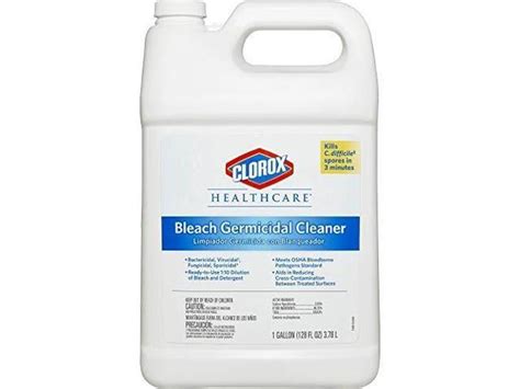 Clorox CLO Dispatch Hospital Cleaner Disinfectant W Bleach Gal Refill Bottle Newegg Com