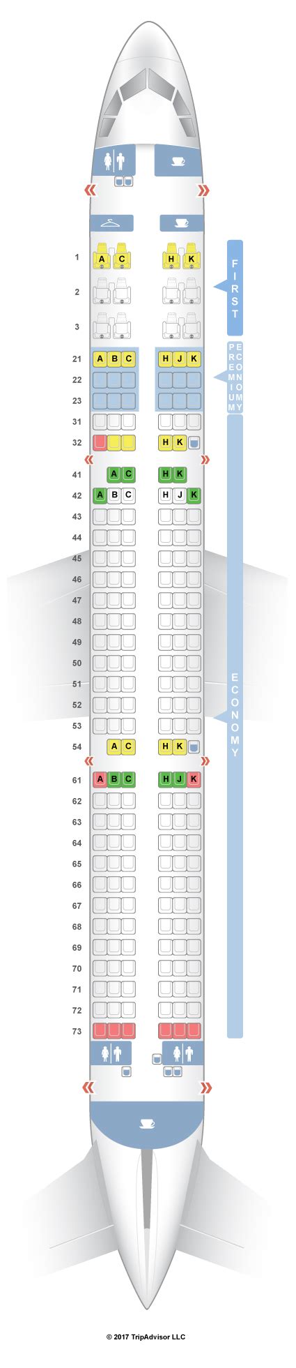 SeatGuru Seat Map Philippine Airlines Airbus A321 321