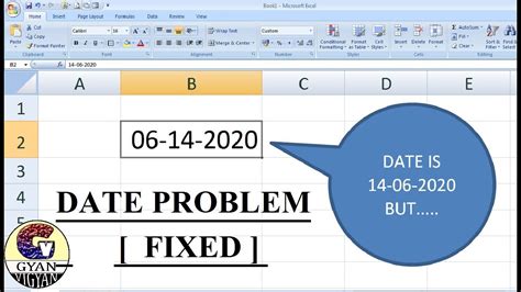 Excel Date Format Problem Fixed Youtube