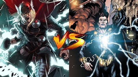 Black Adam Vs Thor Who Wins The Fight And How