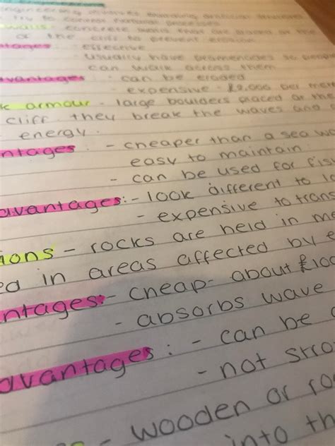 Gcse Geography Notes This Is My Best Handwriting But I Want To