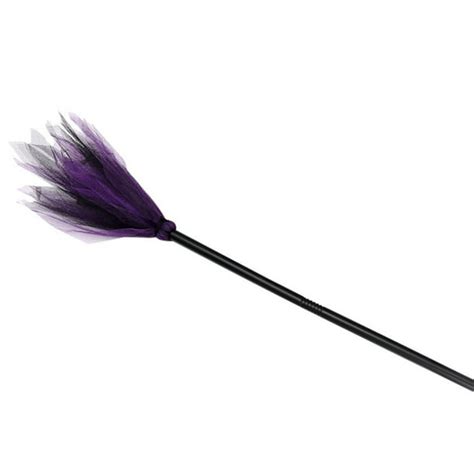 Sunjoy Tech 35inch Halloween Witch Broom Plastic Broomstick Halloween