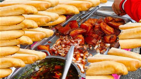 Breads With Meat Still Popular During The Hard Times Asian Street Food Youtube