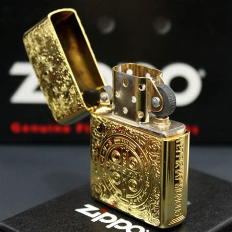 Gratis versand durch amazon schon ab einem bestellwert von 29€. Premium Plated 24K Gold Constantine Zippo Lighter Armor ...