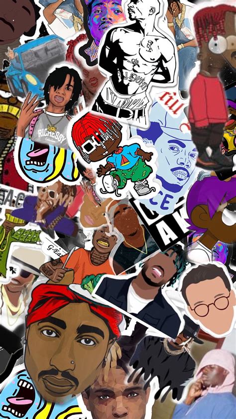 Rapper Iphone And Background Rappers Collage Hd Phone Wallpaper Pxfuel
