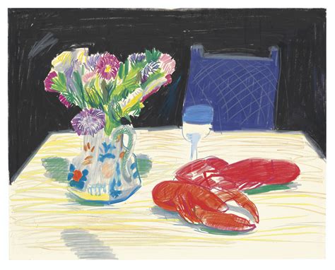 David Hockney B 1937 David Hockney B 1937 Still Life With Flowers
