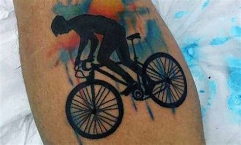 Tatuajes De Bicicletas En La Pierna Recopilación De Diseños Tatuantes