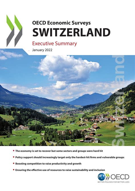 Oecd Economic Survey Of Switzerland 2022 Executive Summary By Oecd