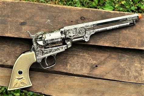 Collectibles Militaria Pistol Non Firing Denix Replica 1851 Civil War