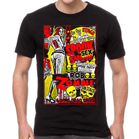 Rob Zombie Spook Sex T Shirt Merch2rock Alternative Clothing