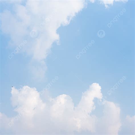 White Clouds Flying In The Blue Sky Background Background Cloud Sky