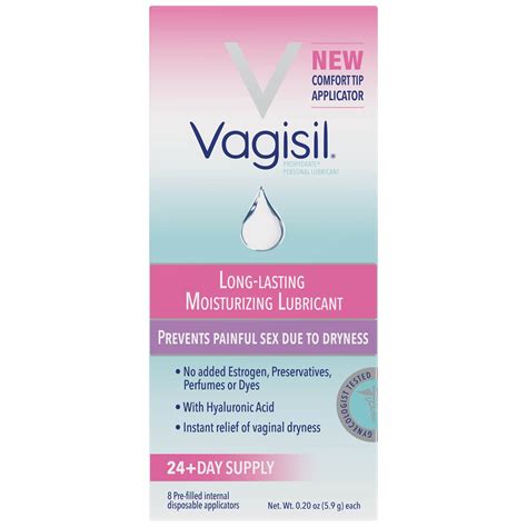 Vagisil Internal Vaginal Moisturizing Gel And Personal Lubricant Ct