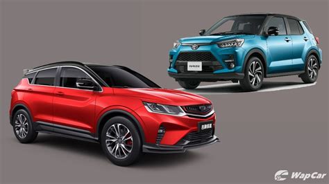 These are artist impressions & visual comparison of the upcoming 2020 proton x50 based on the geely binyue vs its bigger. Perodua SUV D55L vs Proton X50, which is better? | Wapcar