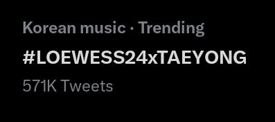 Michtaeyong Gba Loewe On Twitter Loewess Xtaeyong Is Trending With K Tweets Keep