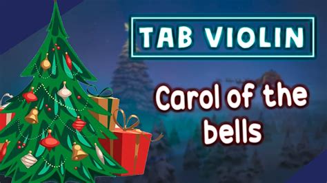 Carol Of The Bells Violín Tutorial Tab Tutorial Sheet Music Violín Youtube
