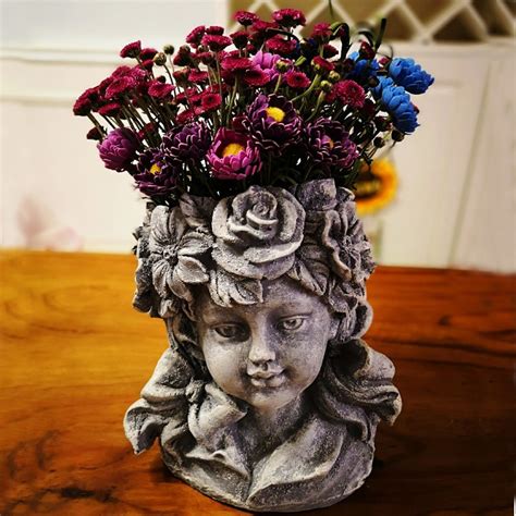 We did not find results for: Outdoor Goddess Girl Head Resin Vase Statues Flower Pot ...