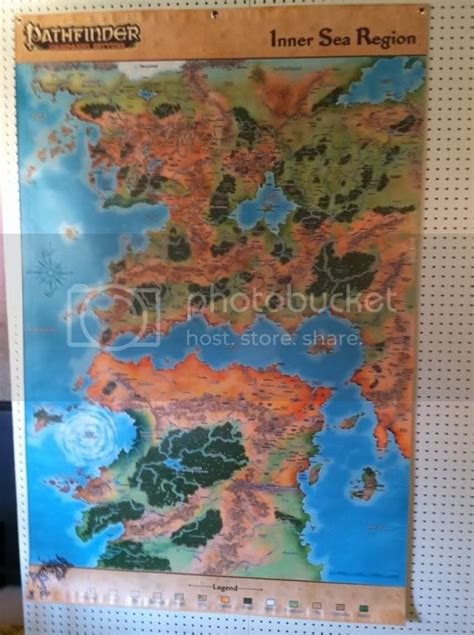 Pathfinder Campaign Setting Inner Sea Poster Map Folio