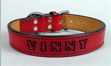 Personalized Leather Dog Collars Custom Dog Collars