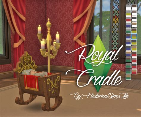 Historicalsimslife Ts4 Royal Cradle From The Sims4clove