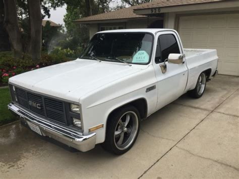 1983 Gmc Sierra Classic 1500 C10 12 Ton Short Bed Rust Free Ca Truck