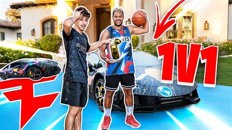 Faze Rug 1v1 For His Custom Lamborghini Youtube