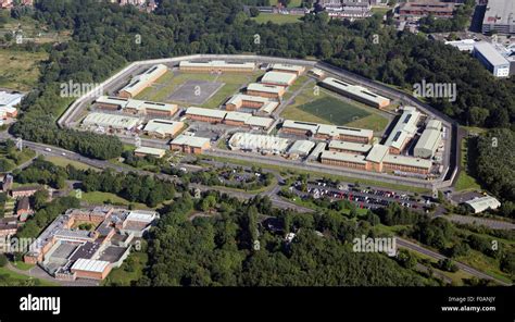 Aerial View Of Hm Prison Altcourse Liverpool Uk Stock Photo 86288355