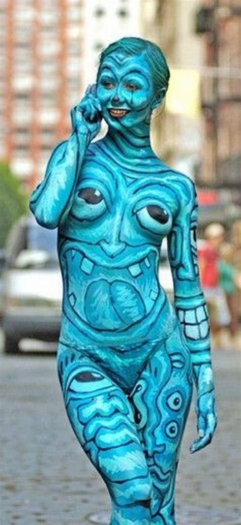 These Body Paint Pictures Put Bikini Wearing To Shame Barnorama