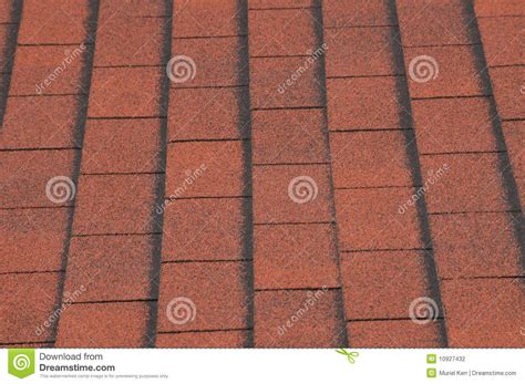 Red Asphalt Shingles On House Stock Photo Image Of Texture Shingles