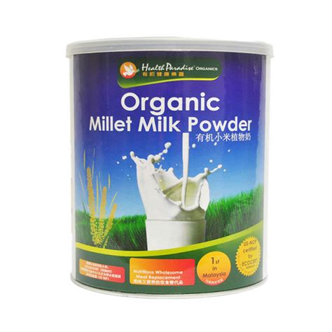 Health Paradise Organic Millet Milk Powder Tin 700g Gluten Free