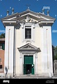 Domine Quo Vadis church on the ancient Appian Way, Rome, Italy Stock ...