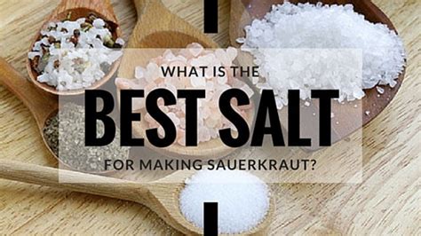 What is the Best Salt to Use When Making Fermented Sauerkraut ...