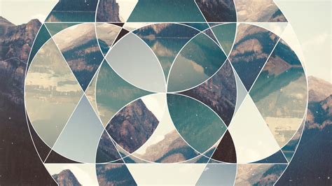 Geometric Collage Using Illustrator Photoshop