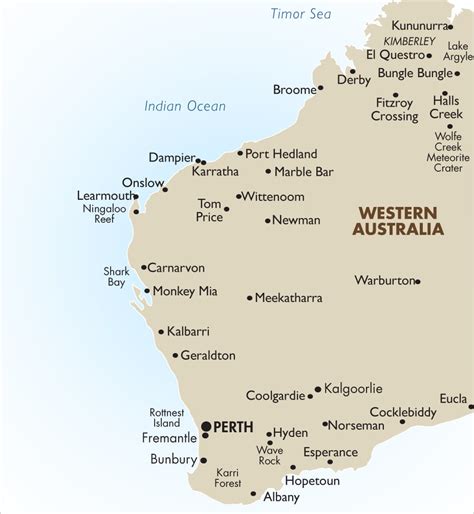 Perth Western Australia Map Images And Photos Finder