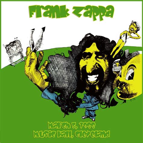 Cleveland 05 March 1988 Frank Zappa Zappa Comic Book Cover