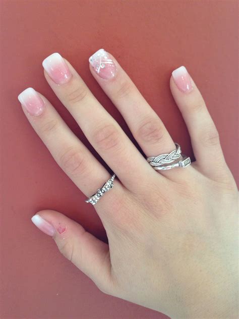 pin by kay martin on nails french manicure nails ombre acrylic nails nails design with