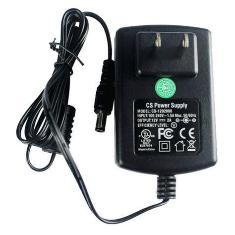 Ac 100 240v To Dc 12v 2a Power Supply Adapter Switching 5521mm For