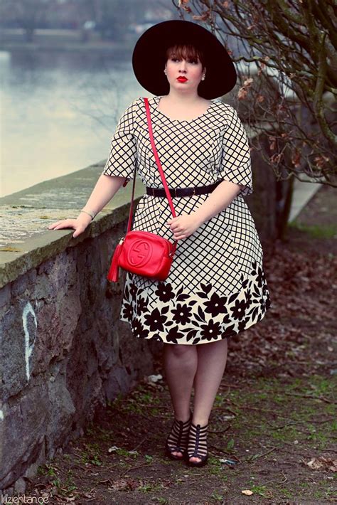 outfit ♥ stylefully grid and red giveaway lu zieht an ♥ ® women black women plus size