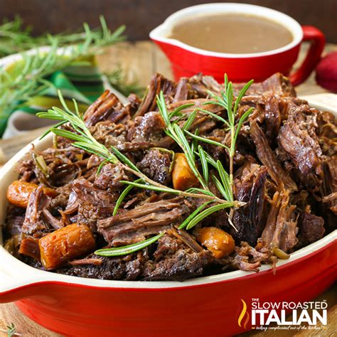 The Slow Roasted Italian Printable Recipes Hearty Beef Pot Roast