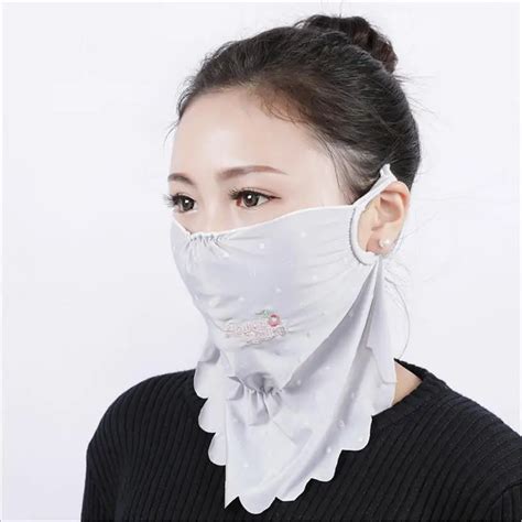 Aliexpress Com Buy New Summer Spring Neck Protection Face Mask Sun Protective Shade Anti Dust