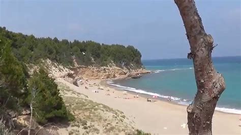 Playa Nudista El Torn Tarragona Naturist Beach Youtube