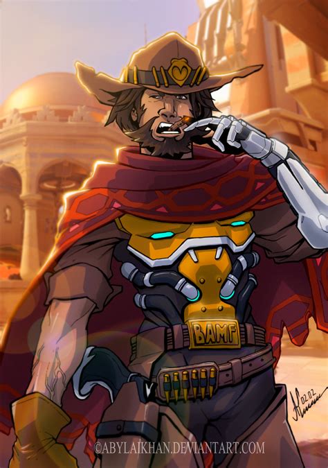 Mccree Overwatch Color By Abylaikhan On Deviantart