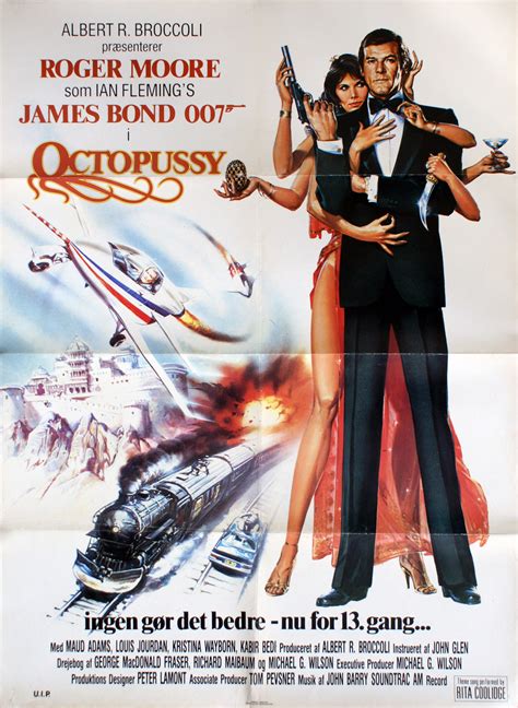 “octopussy” danish theatrical poster 1983 james bond o rama dk