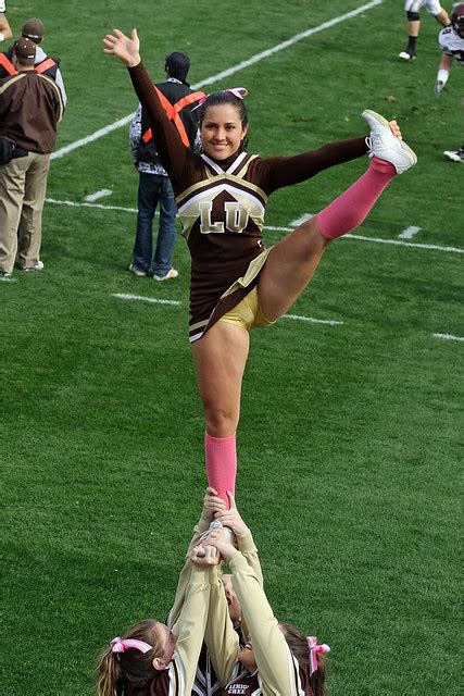 Cheerleader Does Leg Lift Formation Flickr Photo Sharing